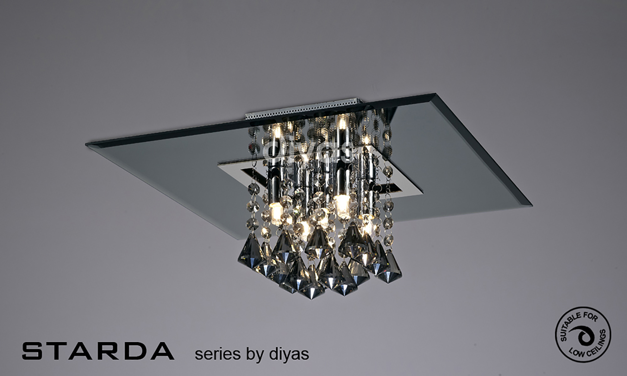 Starda Crystal Ceiling Lights Diyas Flush Crystal Fittings Starda Crystal Ceiling Lights Diyas Flush Crystal Fittings